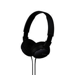 Sony Overhead Headphones Black 1.2m Flat Cord